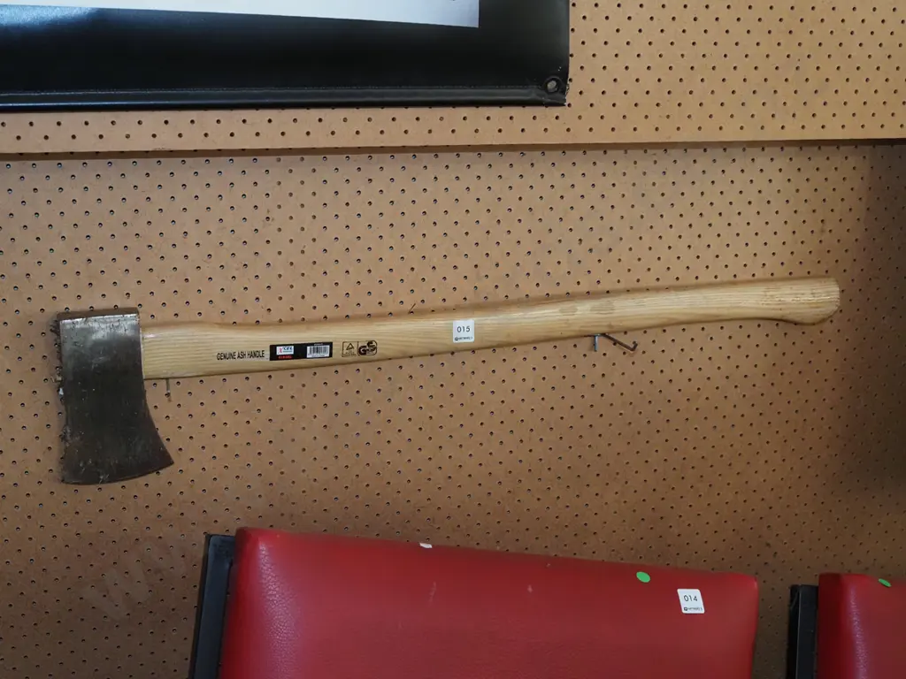 wooden handled axe Image 1++