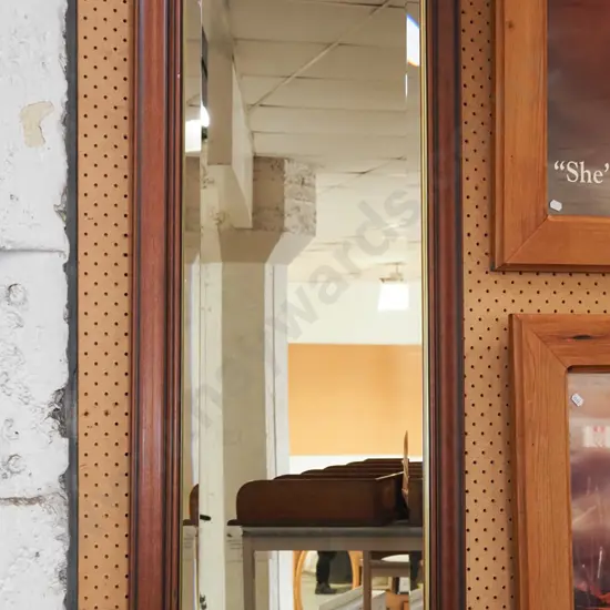 bevelled edge wall mirror H1290