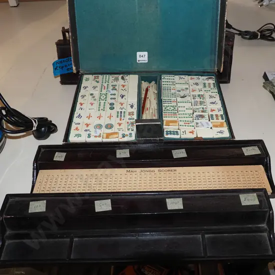 mahjongg and 4 boards- 2 need attention