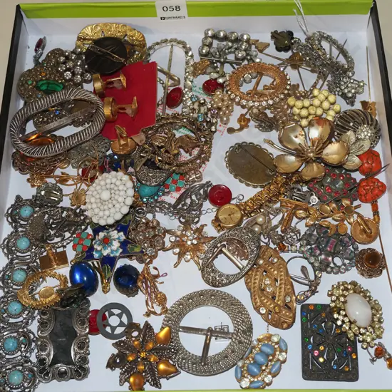 box of costume jewellery