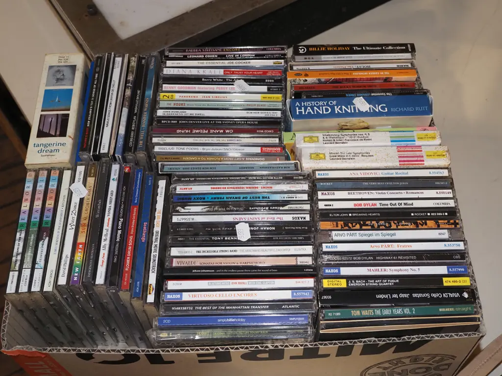 box of CDs Image 1++