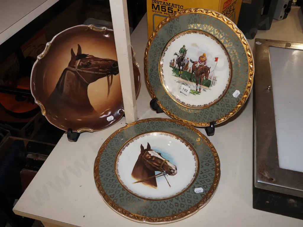 3x horse related plates Image 1++