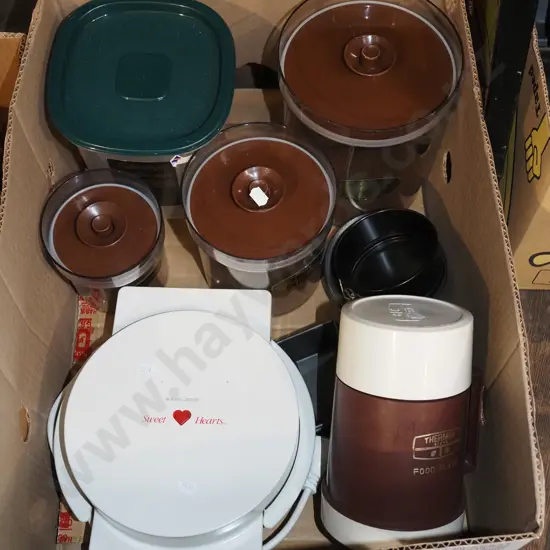 box; storage container, thermos, waffle maker etc