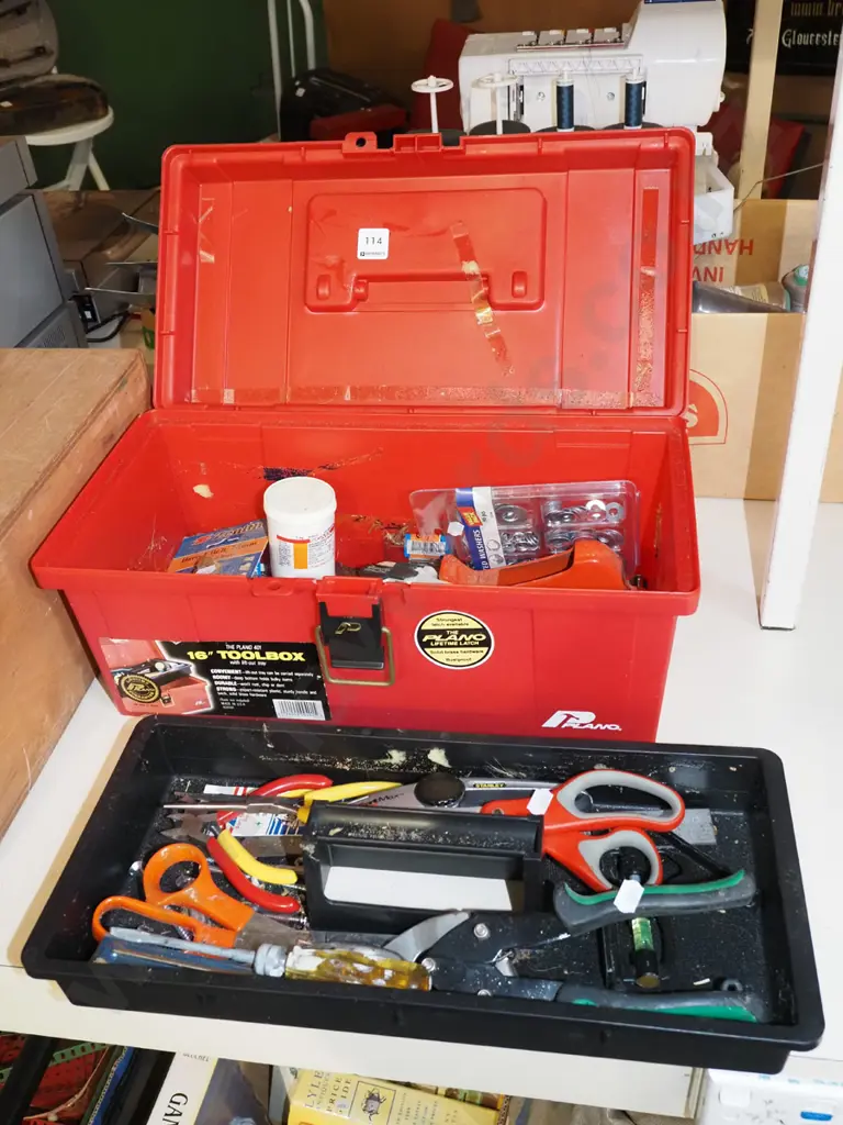 tool box; scissors, craft knife etc Image 1++