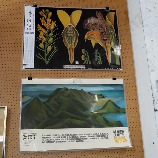 2x laminated posters