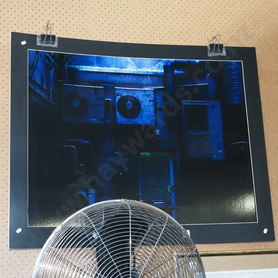 unframed photograph - air conditioners