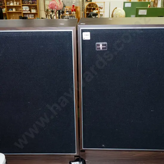 pair of International Hi- Fidelity speakers