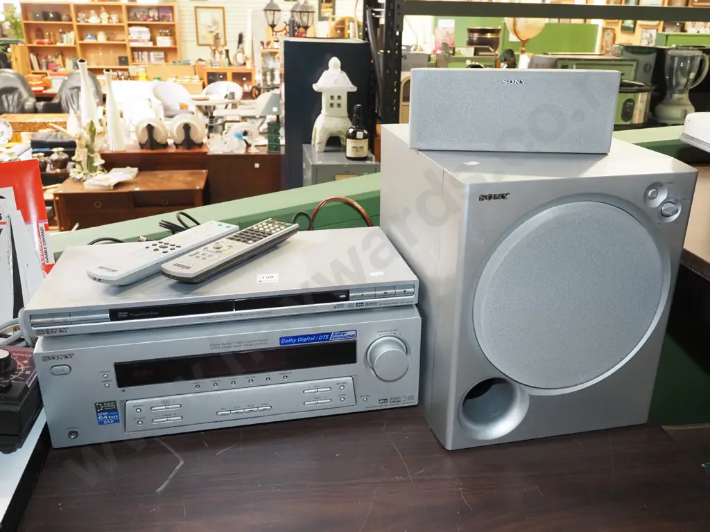 Sony digital audio/video control center, DVD player, sub woofer and centre speaker Image 1++