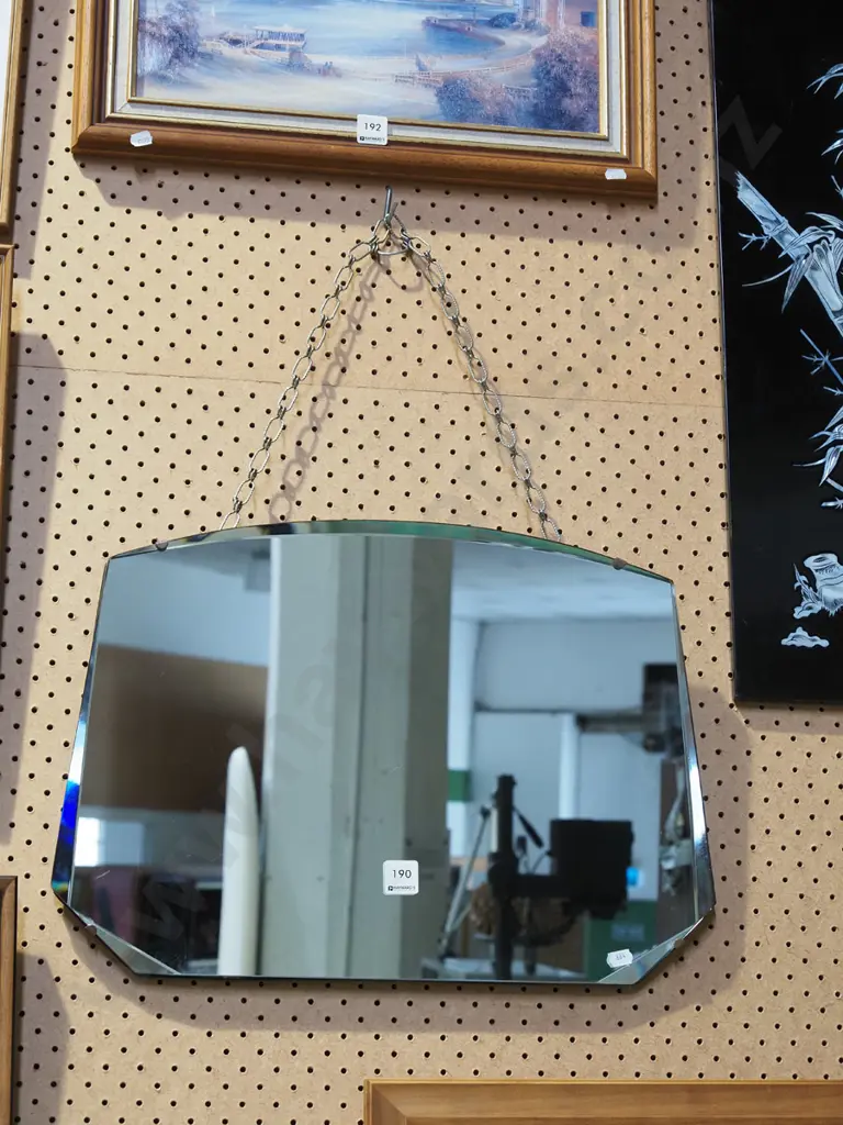 bevelled edge wall mirror   Image 1++