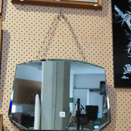 bevelled edge wall mirror  