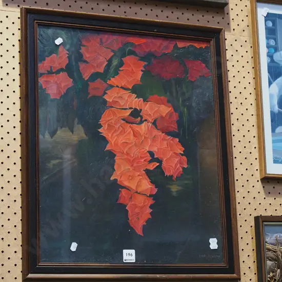 framed acrylic - flowers