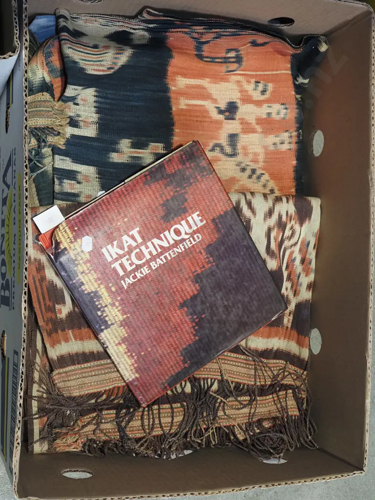 Ikat dyed throws, Ikat technique book Image 1++