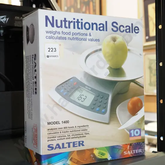 boxed as new Salter Nutritional scale