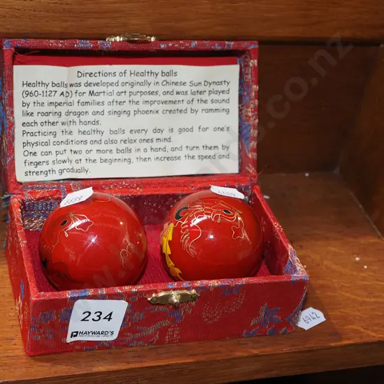 pair of boxed worry balls