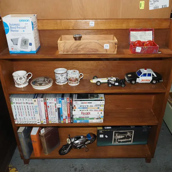 solid oak? bookcase H980 W940 D150