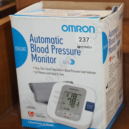 Omron automatic blood pressure monitor
