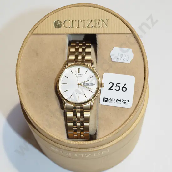 Citzens wristwatch in case