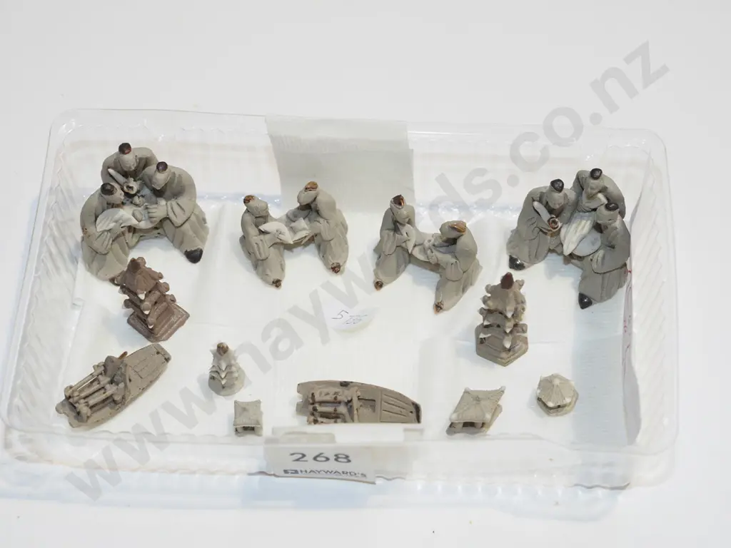 tray of tiny bonsai figurines Image 1++