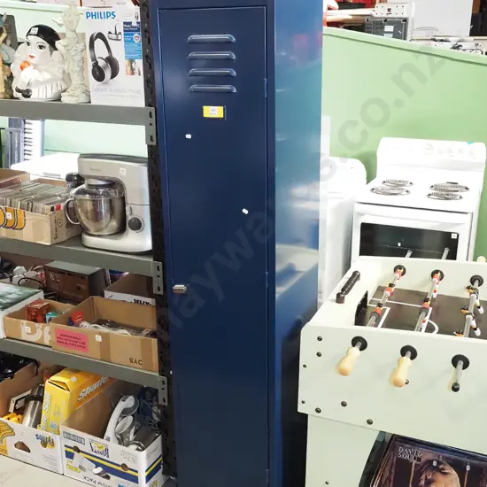blue single door locker H1830 W380 D460