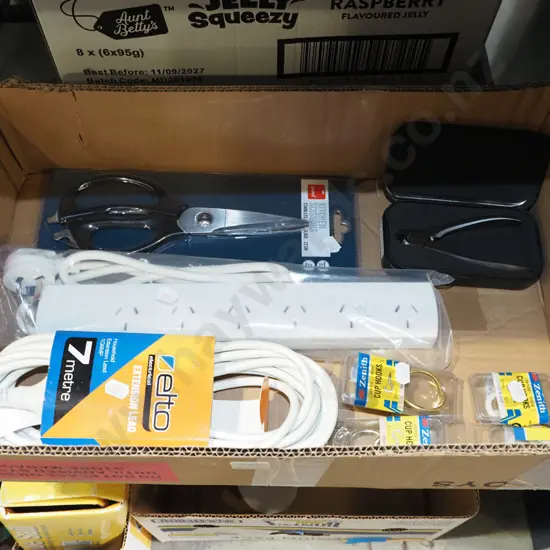 box; scissors, multi board etc