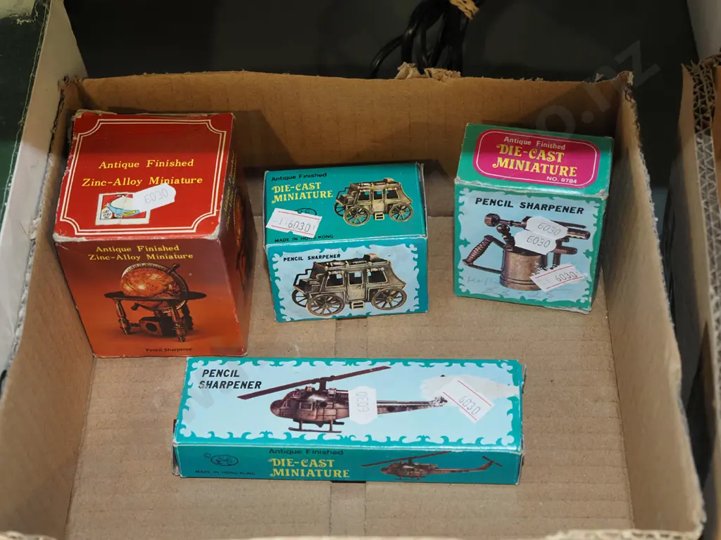 4x boxed novelty pencil sharpeners Image 1++