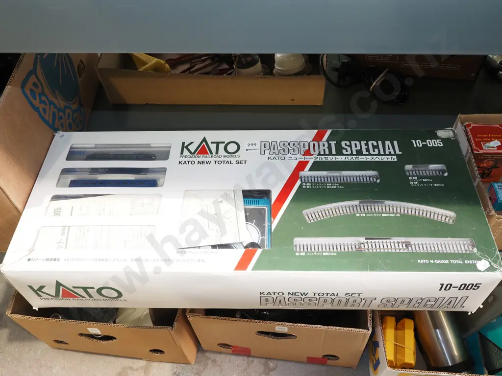 boxed Kato Precision N gauge railway set Image 1++