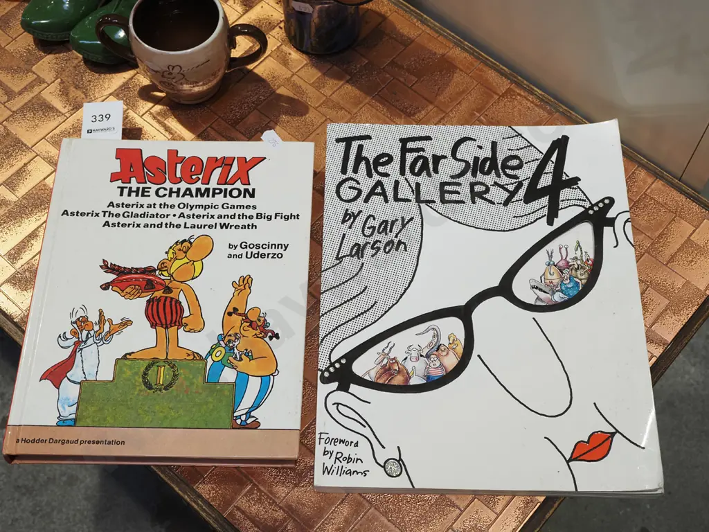 Farside and Asterix books Image 1++