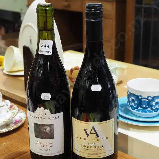 Waipara West pinot noir 2004, Van Asch pinot noir 2003