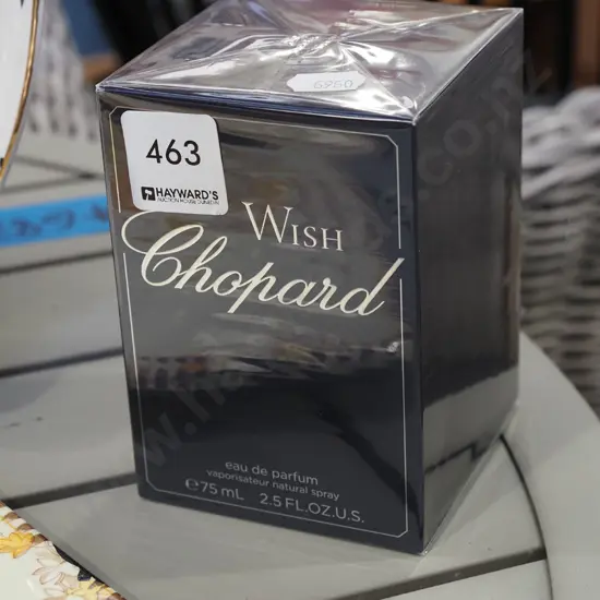 boxed as new Chopard Wish eau de parfum 75ml