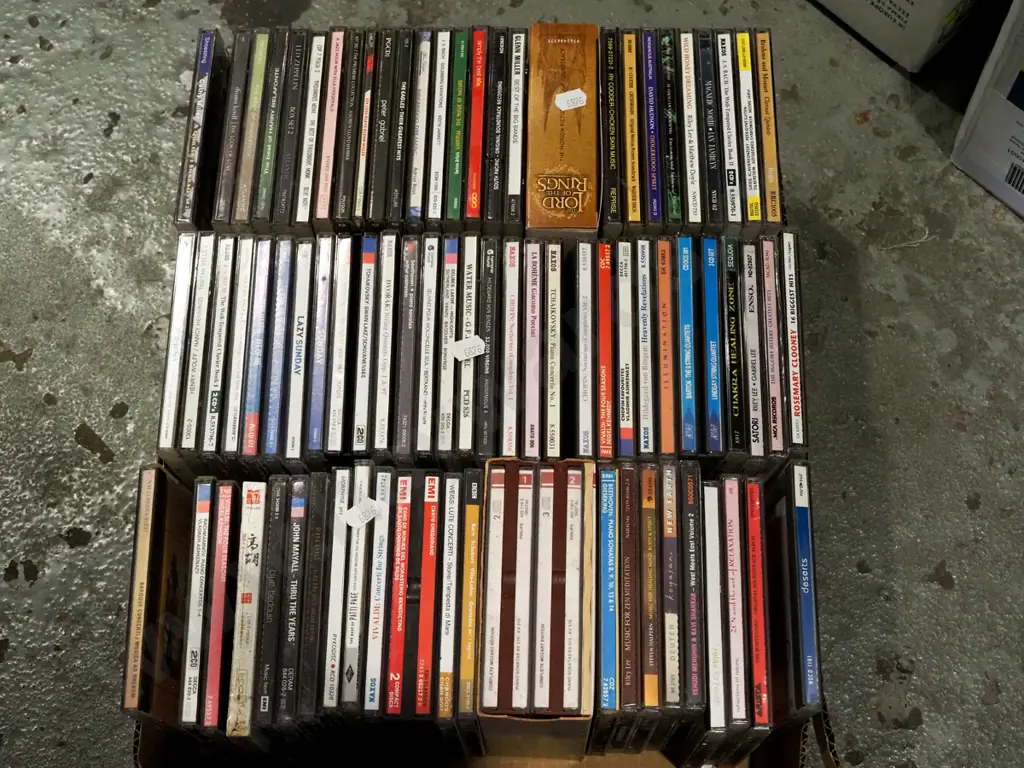 box of CDs Image 1++