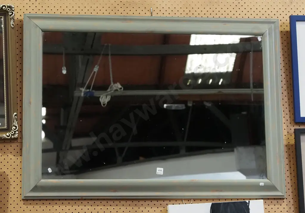 wood framed wall mirror W1060 Image 1++