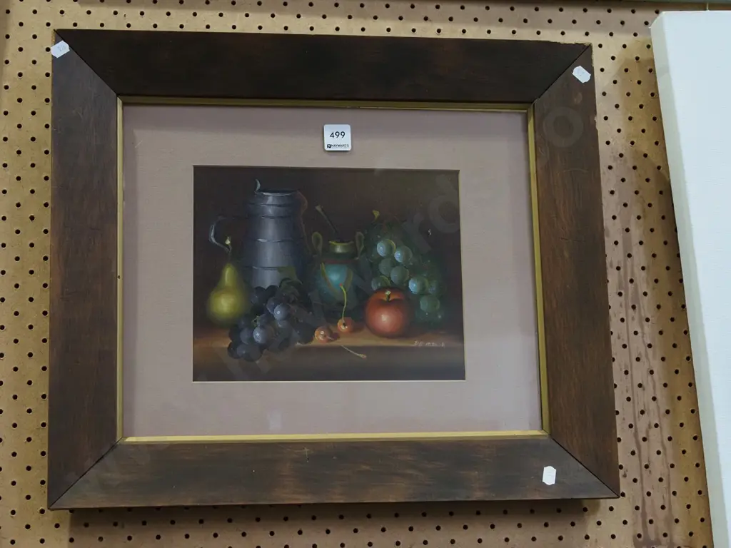 framed oil - still life Image 1++
