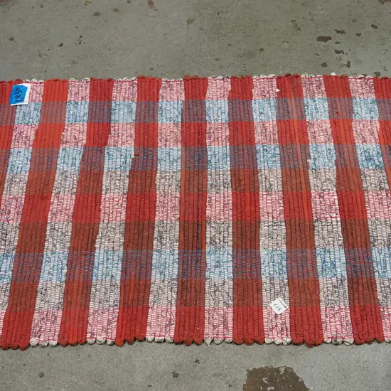 small woven bath rag rug L880 W605