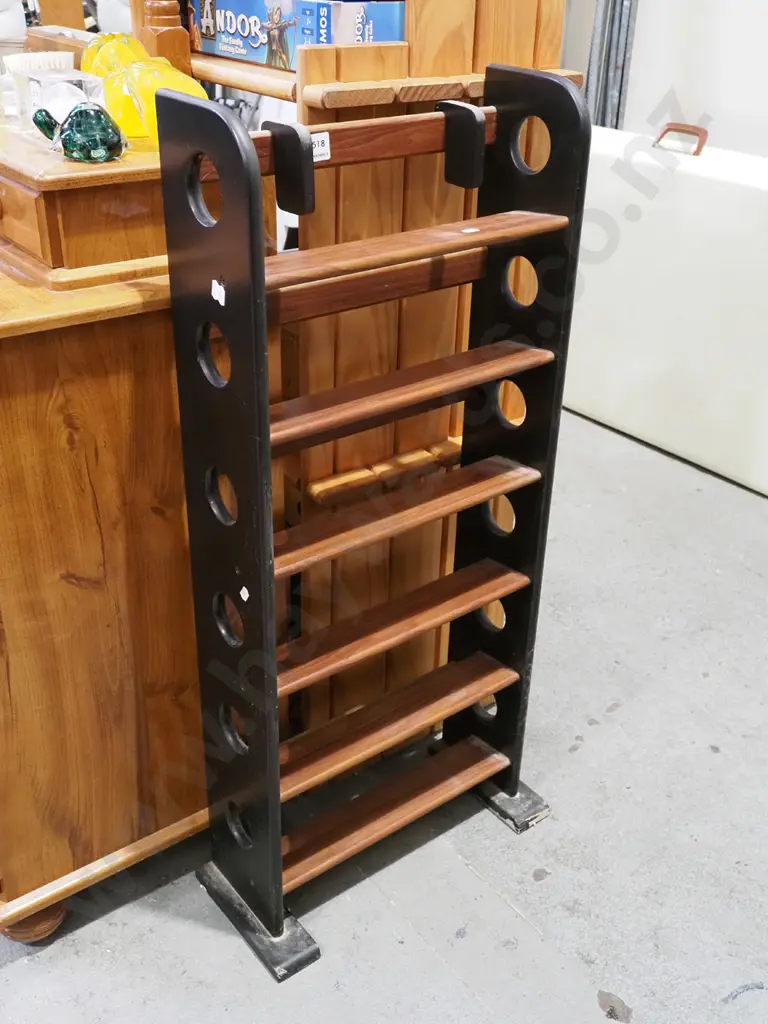 small mdf veneer bookcase H960 W410 D190 Image 1++
