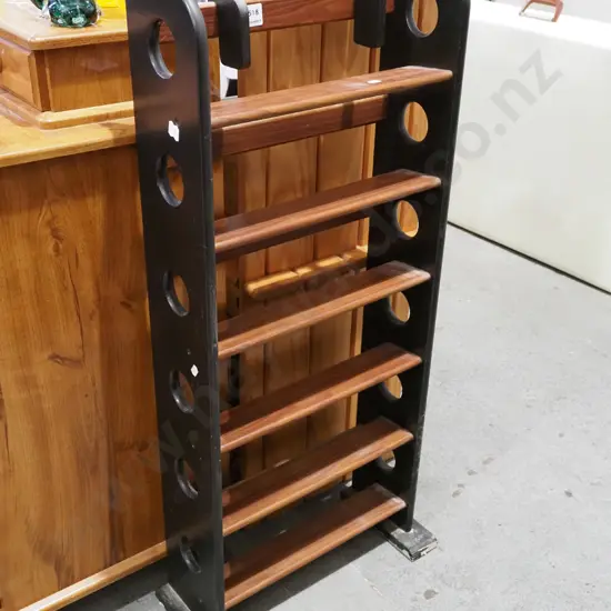small mdf veneer bookcase H960 W410 D190