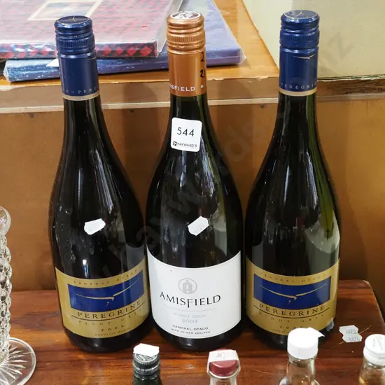 2x Peregrine pinot gris 2006, Amisfield pinot gris 2004