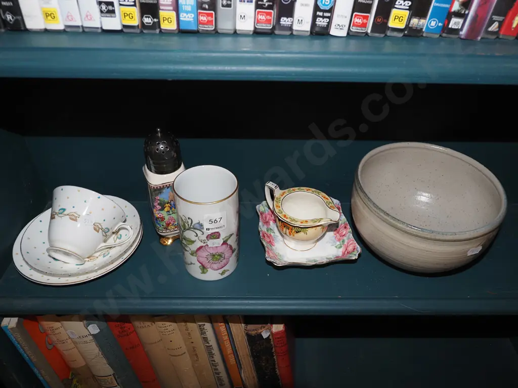 studio pottery bowl, creamer, dish etc Image 1++