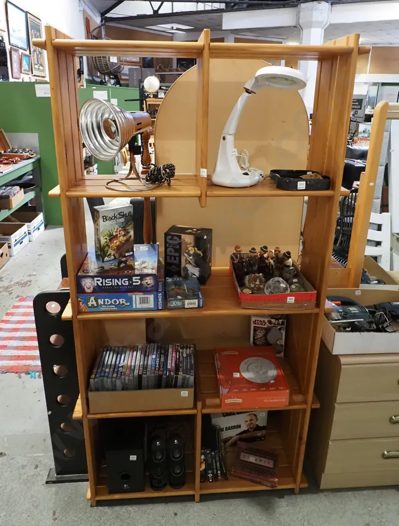 modular pine bookcase H1850 W970 D370 Image 1++