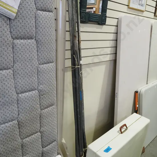 various galvanised garden stakes L2000