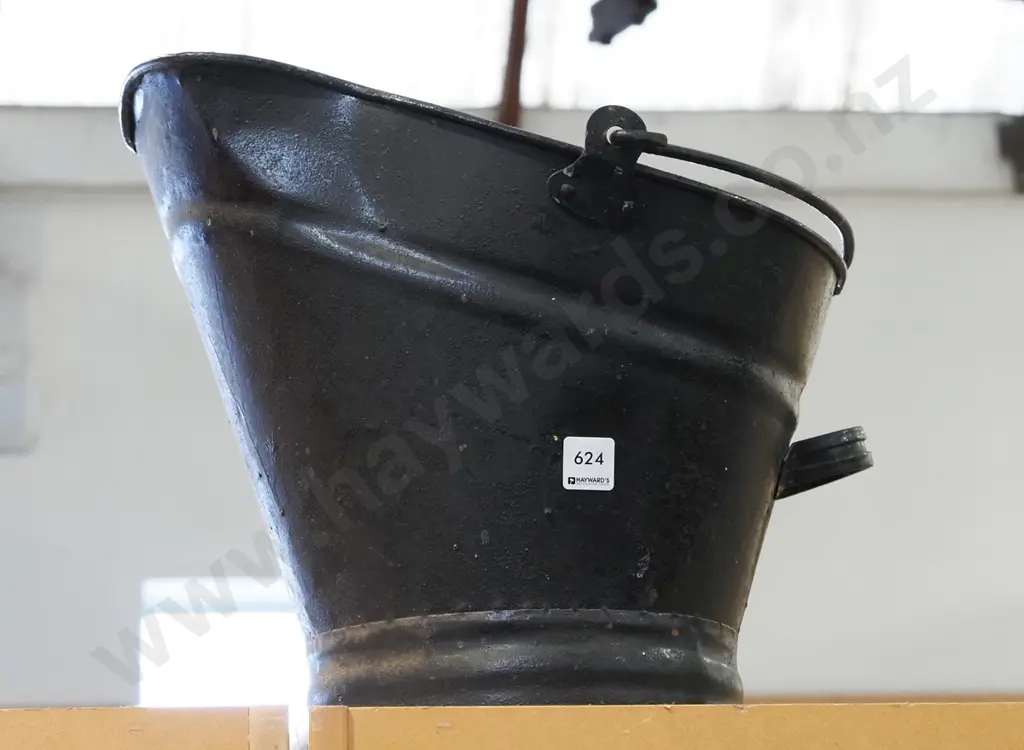 black painted coal scuttle Image 1++