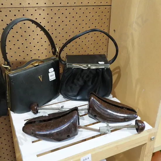 vintage evening purses, shoe stretchers