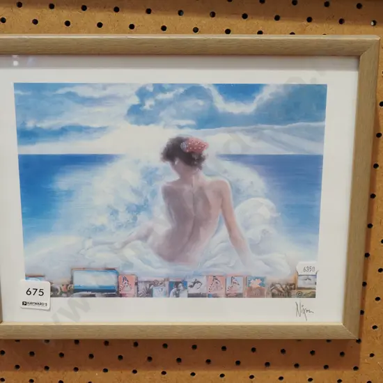 framed print - woman 