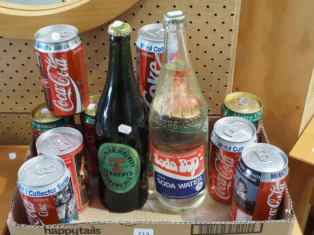 coca cola collector cans, beer bottle, soda bottle  Image 1++