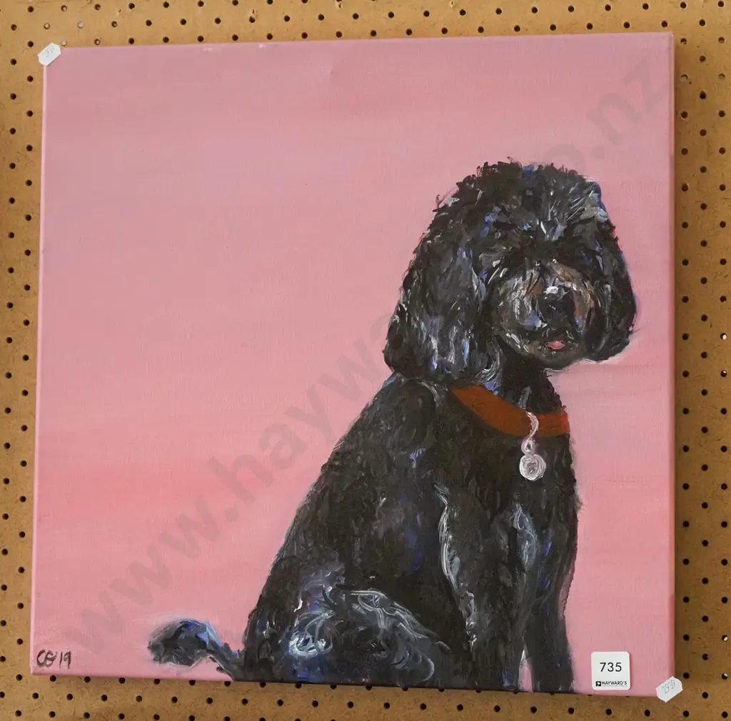 acrylic on canvas - dog Image 1++