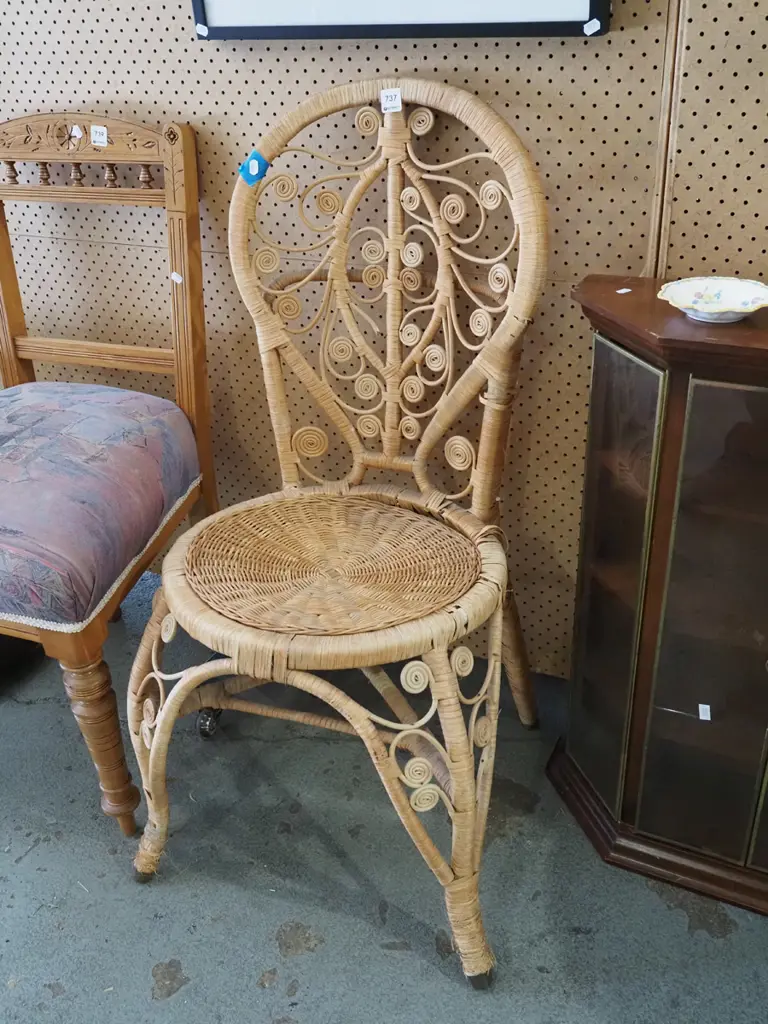 cane woven chair Image 1++