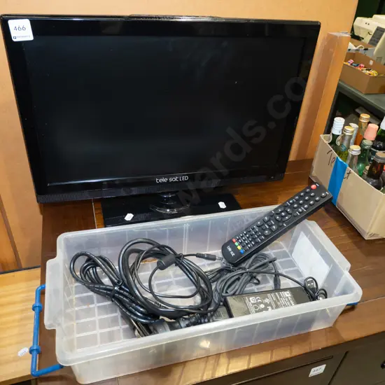 Tele Sat LED 18" 20V TV with DVD player