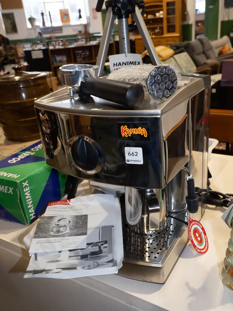 Sunbeam Caf creamer - as new espresso machine Image 1++