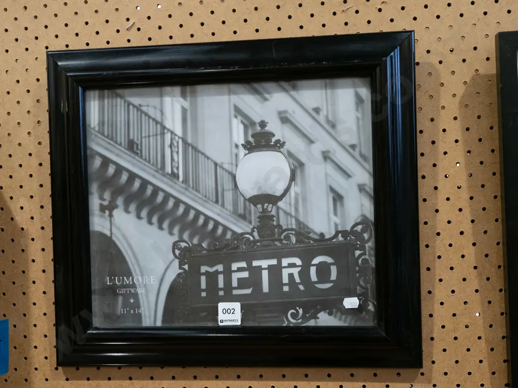 black  photo/picture frame  11"x14" Image 1++