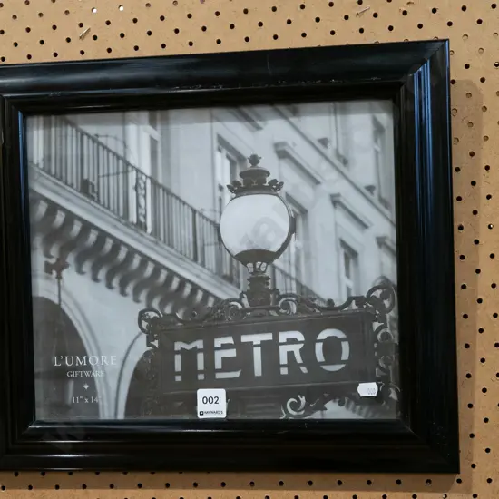 black  photo/picture frame  11"x14"