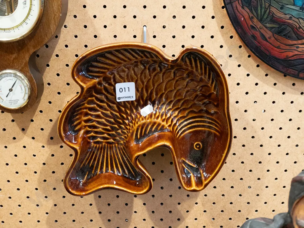 German pottery wall hanging fish/dish H210 Image 1++